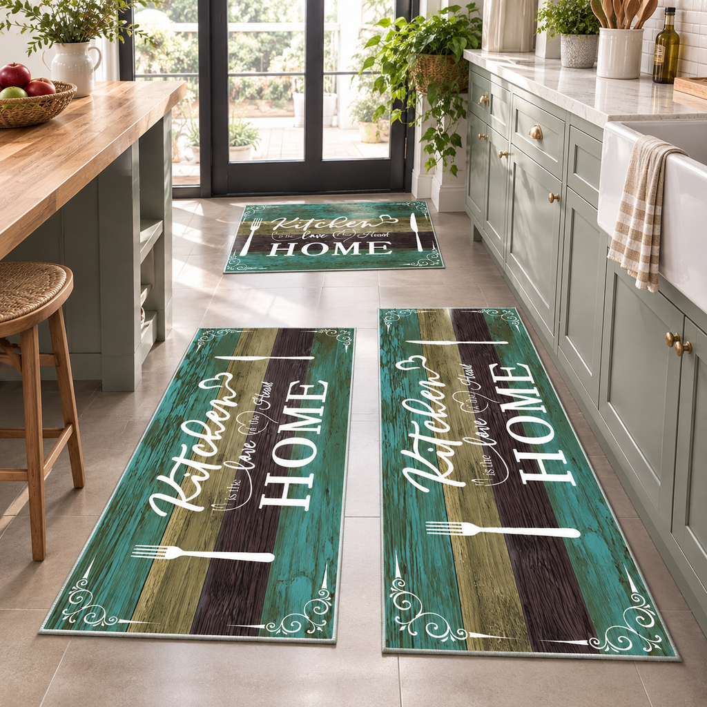 Farmhouse Kitchen Rug Set