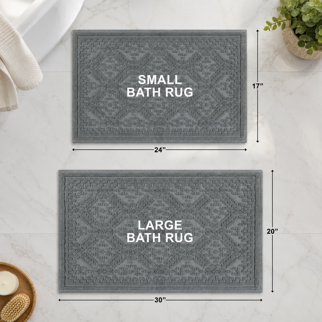 Katti Lattice Bath Rug Set