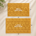 Floral Scallop Bath Rug Set