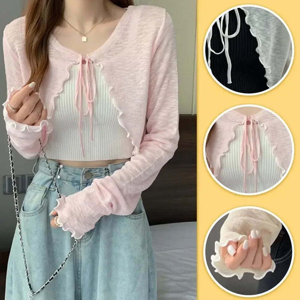 Lightweight Knit Sun Cardigan